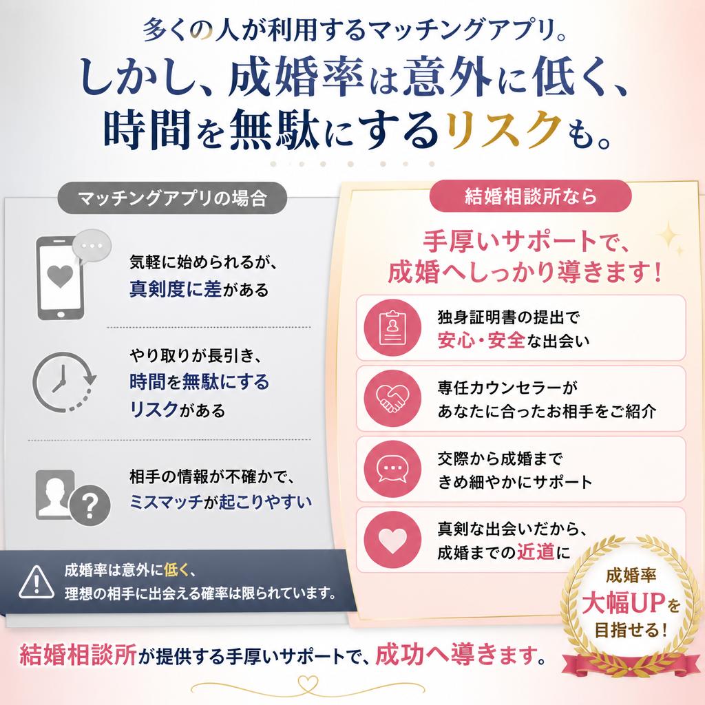 マッチングアプリの現実