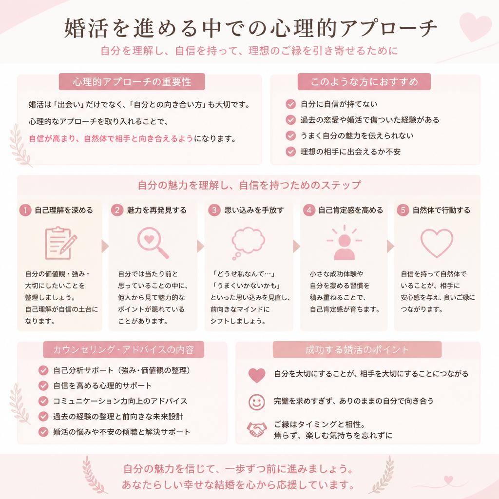 婚活相談と心理アドバイス