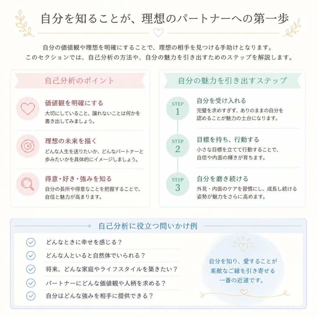 自己分析で理想の相手を見つける