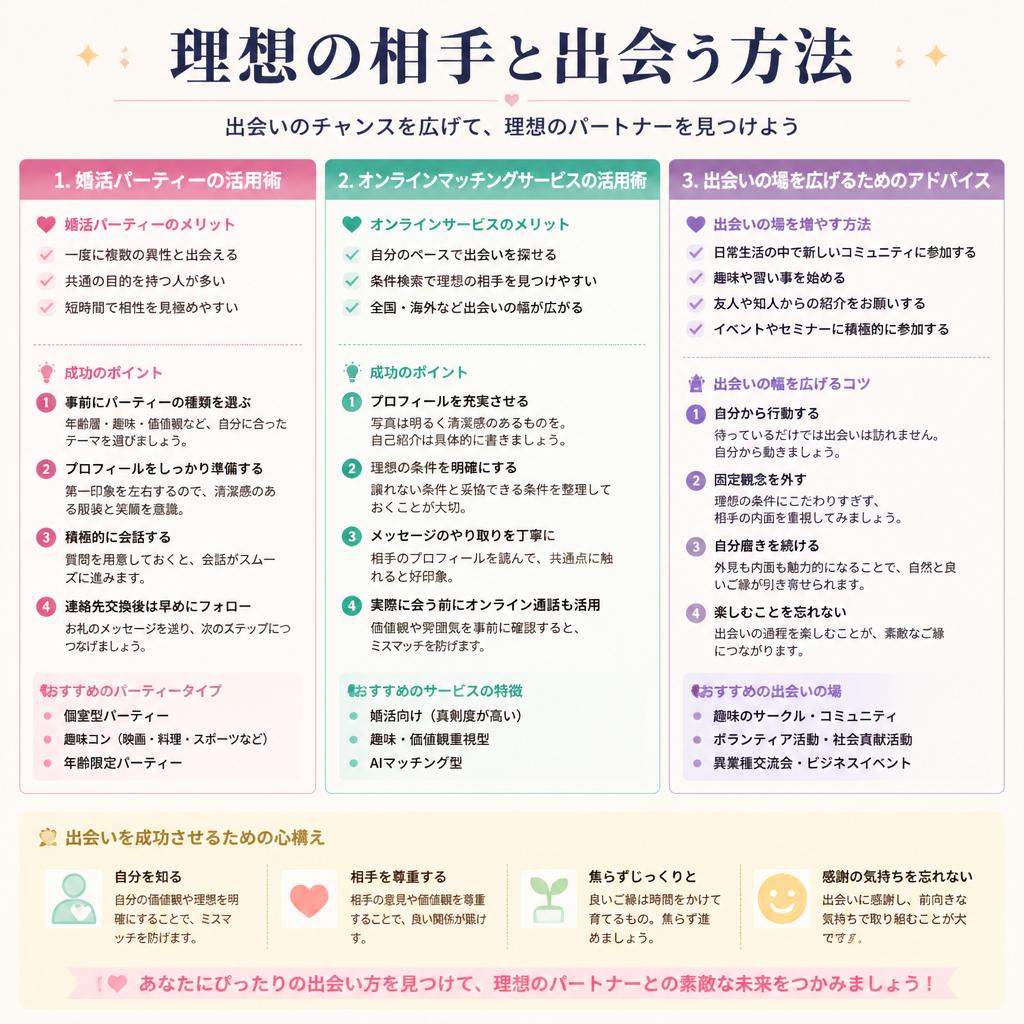 理想の相手との出会い方