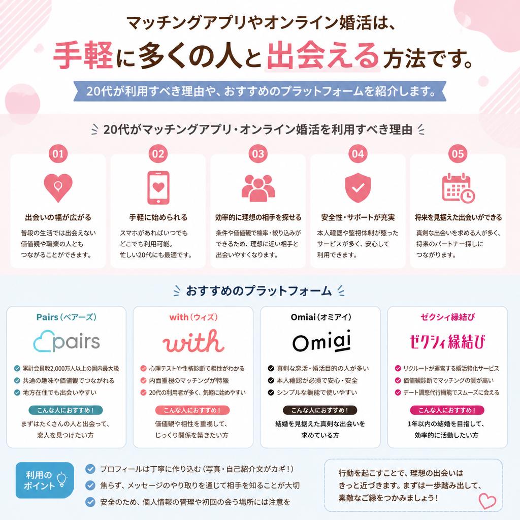 2. マッチングサービスのメリットと活用法