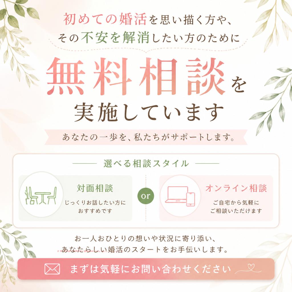 安心して始められる無料相談