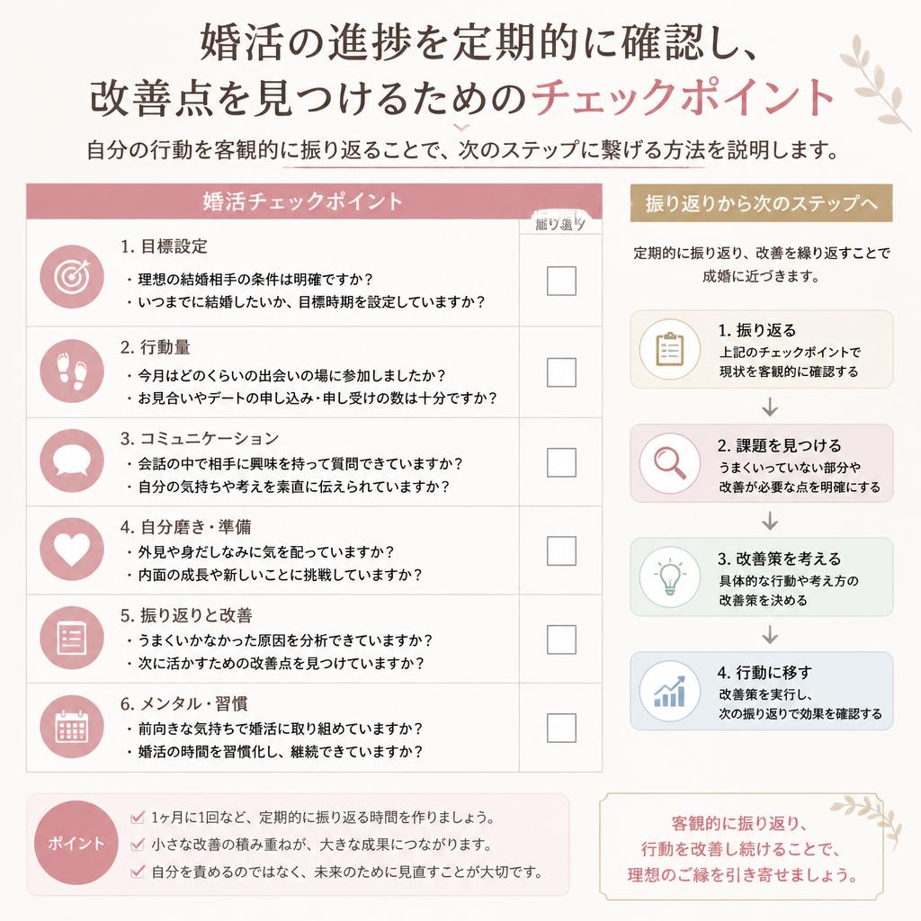 チェック：進捗の振り返り