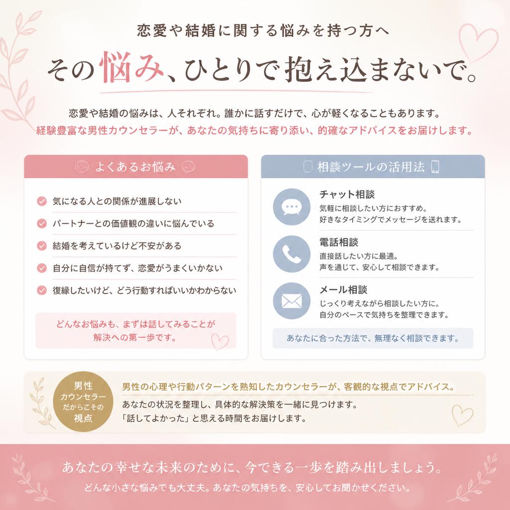 4. アラフォー世代のための恋愛相談